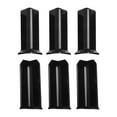 thumbnail image 4 of SPRING Baseboard Corner Blocks for 10cm Height Baseboard Wall Base Corner Trim L Black, 4 of 8