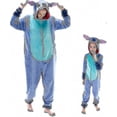 thumbnail image 1 of Snug Fit Unisex Adult Onesie Pajamas, Flannel Cosplay Animal One Piece Halloween Costume-r, 1 of 3