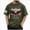 Army Green, variant on Men's American Flag T-Shirt Vintage Patriotic USA Graphic Tee Cotton Crewneck Short Sleeve 4th of July Shirt (L, Blue)
