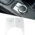 thumbnail image 1 of Car Multimedia Button Trim Cover For Mercedes For GLA X156 For CLA C117 A B Clas Car Multimedia Function Button Cover Sticker, 1 of 12