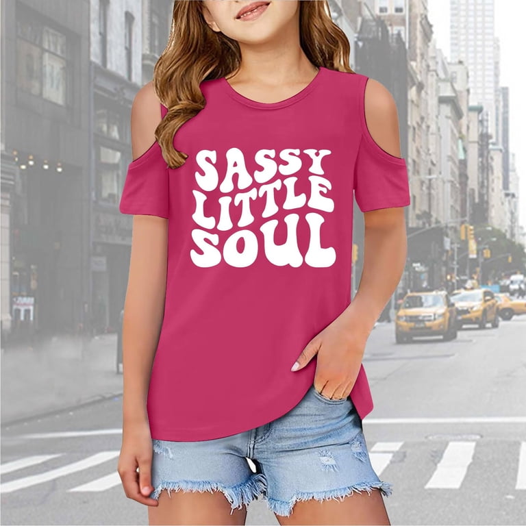 T-shirt Femme Débardeur épaule Tombée - Imprimé Lettrage - Manches Courtes - Neuf Avec étiquette
