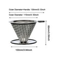 thumbnail image 2 of TOP-MAX 304 Stainless Steel Coffee Filter Coffee Dripper Paperless Hand-Brewed Coffee Filter, 2 of 6