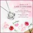 thumbnail image 3 of To My Beautiful Granddaughter Necklace From Grandpa, Granddaughter Necklace From Grandma, Grandmother Granddaughter Jewelry, Best Gifts For Granddaughter, Grandaughter Gifts From Grandparent, 3 of 5