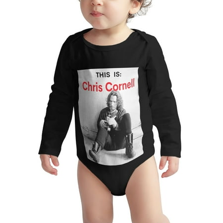 

Chris-Cornell s Baby Boy Girl Long Sleeve Bodysuit Snap Closure 2 Years
