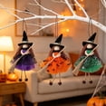 thumbnail image 5 of Hangable Witch Doll Ornament | Halloween Small Witch Figurine with Gauze Skirt,Sorceress Doll with Broom,Halloween Hanging Decoration,for Haunted House Room Door and Window Decoration, 5 of 8