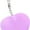 White Shell Powder Lamp, variant on New Love Wallet Handbag Touch Sensing Light with Automatic Sensor LED Rechargeable Mini Heart shaped Keychain Girl Gift