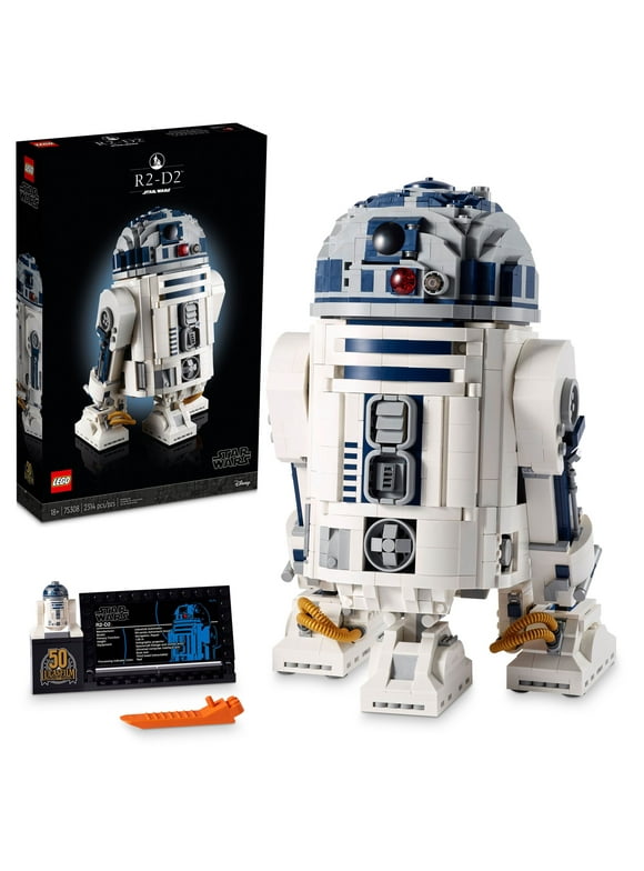 LEGO Star Wars R2-D2 75308 Droid Building Set for Adults, Collectible Display Model with Luke Skywalkers Lightsaber, Great Birthday and Anniversary Gift for Husbands, Wives, any Star Wars Fans