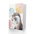 thumbnail image 2 of Artery8 Greeting Card Pastel Animal Lover Fun Sweet Wildlife Blank For All Him Or Her Art Birthday Card, 2 of 3