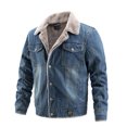 thumbnail image 6 of Winter Fleece Fashion Shawl Collar Jacket Casual Coat (XL, Black), 6 of 6