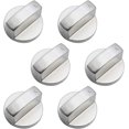 thumbnail image 1 of Stylish Gas Stove Knob, 6Pcs Zinc Alloy Material Control Knobs With Ergonomic Design For Smooth Surface And Comfortable Grip, 1 of 5