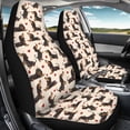 thumbnail image 3 of ZIATUBLE Dachshund Heart Pattern Car Seat Covers for Women 2 Pcs Easy to Install Front Seat Covers for Cars Universal Fit Cars Sedan SUV Auto Interior Seat Protector Car Decoration Accessories, 3 of 7