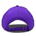 thumbnail image 3 of DALIX Colorful Happy Hat Mens Womens Embroidered Baseball Cap in Purple, 3 of 6