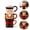 A-A5, variant on Christmas Snowman Stackable Ceramic Mugs Set of 4, Christmas Gift Mug Set for Snowman Lovers Family and Holiday Hosts
