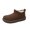 Coffee, variant on Women’s Step in Fleece Lined Ankle Snow Boots Round Toe Shock Absorbing Thick Sole Winter Booties Warm Cold Weather Footwear for Daily Commute Casual Outdoor Wear Khaki