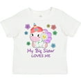 thumbnail image 3 of Inktastic My Big Sister Loves Me- cute unicorn Boys or Girls Toddler T-Shirt, 3 of 5