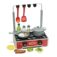 thumbnail image 5 of Melissa & Doug 19-Piece Deluxe Wooden Cooktop Set With Wooden Play Food, Durable Pot and Pan, 5 of 10