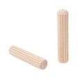 thumbnail image 4 of Paquete de 100 pasadores de madera de 3/8 pulgadas, pasadores ranurados rectos para puertas de muebles y plantilla de pasadores de madera de 3/8 x 2,4 pulgadas., 4 of 5
