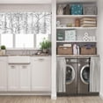 thumbnail image 5 of LALILO Kitchen Curtain Valance Colorful Batik Floral Rod Pocket Window Curtain 52"x 18" Set of 2, 5 of 7
