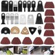 thumbnail image 1 of 100pcs Versailles Hojas de sierra universales Multiherramienta, Juego de accesorios de múltiples herramientas oscilantes Hojas de sierra oscilantes de liberación rápida para Dremel, Bosch, Makita, 11 Feliz Sencillez, 1 of 5