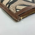 thumbnail image 6 of Pre-Owned Burberry Bag TB whole pattern bag zipper zip Clutch bag Brown (Good), 6 of 13
