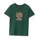 thumbnail image 3 of Camiseta para mujer verano moda cuello redondo camisa para deportes viaje vacaciones senderismo Verde, 3 of 7