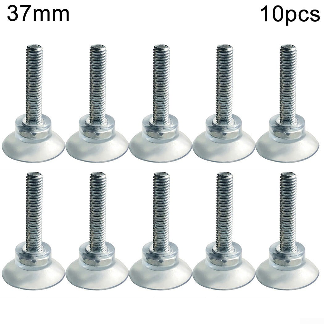 34mm/37mm/50mm Thumb Screw Clear Suction Cups Nut Rubber Window Suckers 