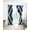 Blue, variant on Brown Aztec Blackout Curtains 39 Inches Long for Bedroom,Black White Southwest Vintage Abstract Geometric Thermal Insulated Room Darkening Black Out Window Curtain Panels Grommet Living Room Drapes