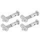 thumbnail image 4 of 4 Piezas Conector Tipo Ancla Acero Al Carbono Galvanizado Estándar Europeo 4040 ángulo Oblicuo 0/180 Grados M4 Rosca Nominal Acero Al Carbono Galvanizado ANGGREK Otros, 4 of 8