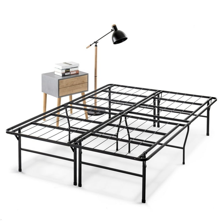 Crown Comfort 18 Inch Metal Platform Bed Frame by Queen