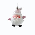thumbnail image 2 of Tyidzon Pink Santa Christmas Ornament, Cute Hanging Doll Decor for Xmas Tree Wall Window Winter Holiday Party, 2 of 7