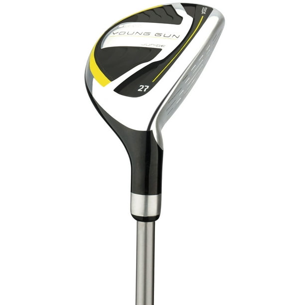 Young Gun SGS X Junior Kid Golf 27 Hybrid Rescue Wood Right Hand Age 3-5  Yellow 