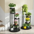 thumbnail image 4 of Tribesigns 4-Tier Plant Stand, 41" Indoor Tall Wood Plant Shelf Holders, Black, 4 of 5