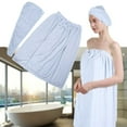 thumbnail image 4 of Shower Hat, 3 Colors Optional Beautiful Practical  Towel Wrap, For Men Women, 4 of 8