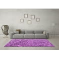 thumbnail image 3 of Ahgly Company Indoor Rectangle Solid Purple Modern Area Rugs, 7' x 9', 3 of 4