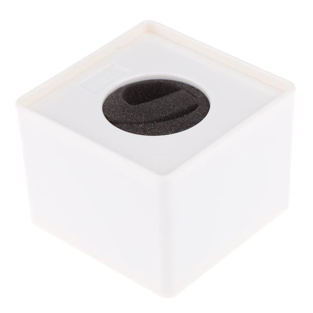 Estación de Micrófono Sunnimix Cuadrado En Forma de Cubo Blanco