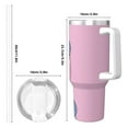 thumbnail image 4 of Piglet 40 OZ Ice Bully Cup with Handle Straw Lid, Double Wall Stainless Steel Insulated Coffee Cup Tumbler, Colorful Mug for Travel Gym Home Outdoor Activities, 4 of 8