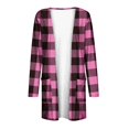 thumbnail image 5 of Kaemgyyd Women's Lightweight Cardigan Casual Soft Long Sleeve Printing Jackets with Pockets Loose Open Front Outwear, 5 of 6