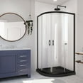 thumbnail image 5 of Dreamline DL-6701-89-09 Prime 74-3/4" High X 33" Wide X 33" Deep Sliding Framed Shower, 5 of 15