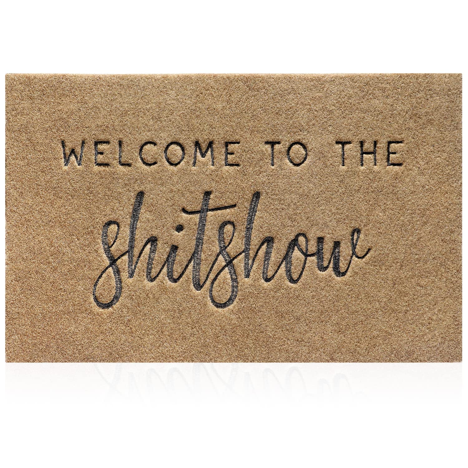 to The Shitshow Doormat Outdoor Indoor Funny Doormat Ultra