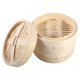 thumbnail image 2 of Vaporera de Bambú, Vaporera de Cocina de Bambú, Vaporera de Cesta de Bolas de Masa Hecha a Mano para Cocinar Verduras Ideal para Verduras de Pescado Y Pollo Dim Sum(18cm) Ecomeon no, 2 of 6