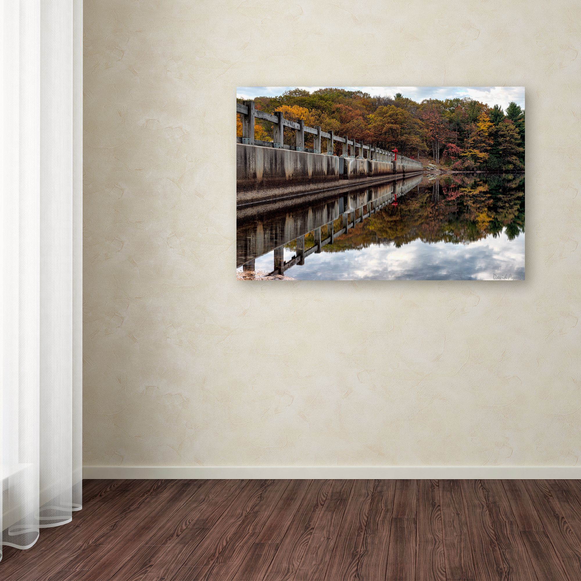 Trademark Fine Art "New York in Fall" Canvas Art by David Ayash
