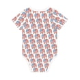 thumbnail image 6 of Pofeuu Elephant Print Baby Boys Short-Sleeve Bodysuit,Just Born Unisex Baby Short Sleeve Bodysuits Undershirt-2 Years, 6 of 7
