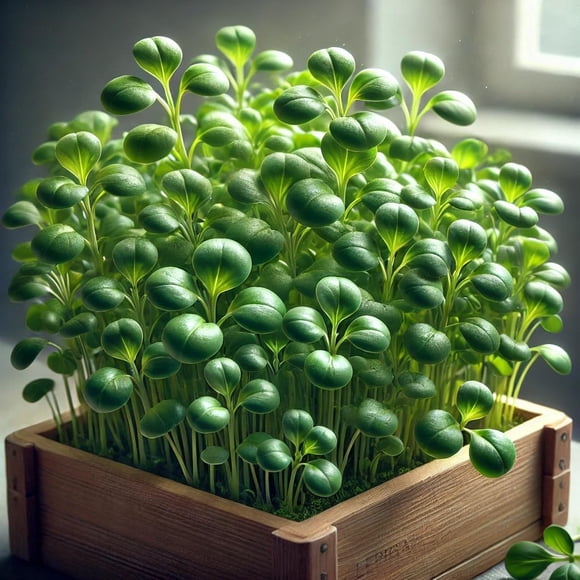 GSDWIUEW Garden Cress Broadleaf Seeds – Fast-Growing Herb & Microgreens – High Yield, Peppery Flavor – Indoor & Outdoor Planting – Perfect for Sprouts, Salads & Healthy Cooking