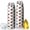 Football Bow Brown Pattern, variant on Football Arrow Orange Pattern Bullet Tumbler, Vacuum Insulated Novelty Travel Tumbler 304 Stainless Steel Inner Liner Gifts Ideas for Home Office Outdoor Sports Car
