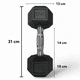 thumbnail image 4 of Infinité Mancuerna Hexagonal de 7 kg Linea economica IF-LEHK7, 4 of 6
