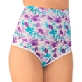 thumbnail image 1 of Women's Vanity Fair 15712 Perfectly Yours Ravissant Tailored Brief Panty (Sweet Summer Print 10), 1 of 5