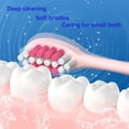 thumbnail image 4 of Cepillo de dientes eléctrico sónico para niños con 5 modos, diseño de dibujos animados, recargable por USB, resistente al agua IPX7, con cabezales de repuesto suaves, 4 of 5
