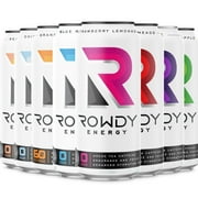 Rowdy Energy Drink, Variety Pack, 16 fl oz, 12 Pack