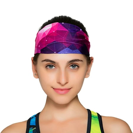 Female High Elastic Stretch Hair Band Colorful Turban Sports Female High Elastic Stretch Hair Band Colorful Turban Sports Yoga Headband