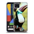 thumbnail image 1 of Head Case Designs Famous Animals White Throated Toucan Soft Gel Case Compatible with Google Pixel 4, 1 of 7